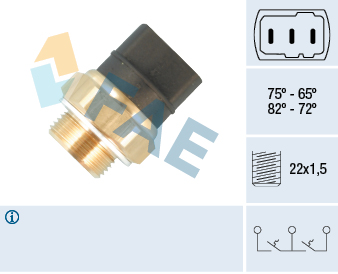 FAE Temperatuurschakelaar 37826