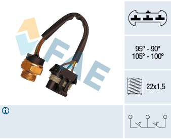 FAE Temperatuurschakelaar 38050