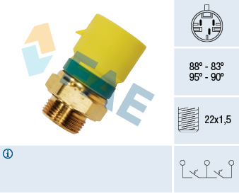 FAE Temperatuurschakelaar 38210