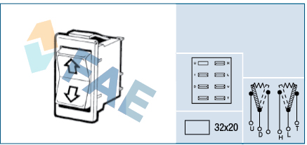 FAE Raambedieningsschakelaar 64180