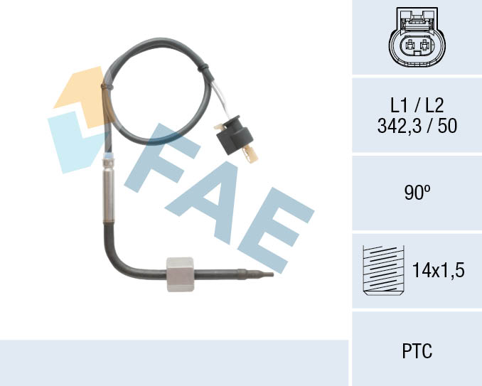 FAE Sensor uitlaatgastemperatuur 68004