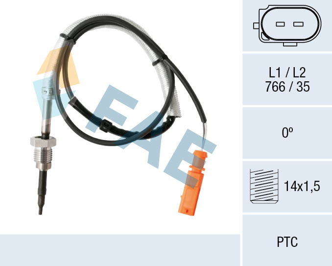 FAE Sensor uitlaatgastemperatuur 68005