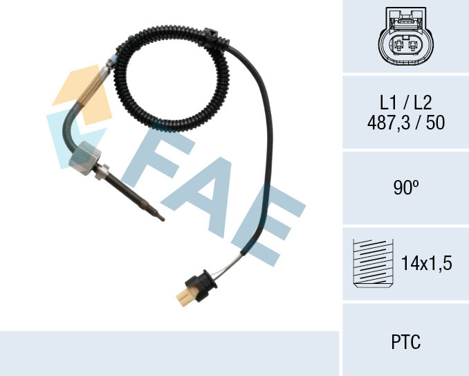 FAE Sensor uitlaatgastemperatuur 68015