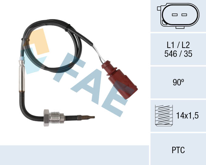 FAE Sensor uitlaatgastemperatuur 68016