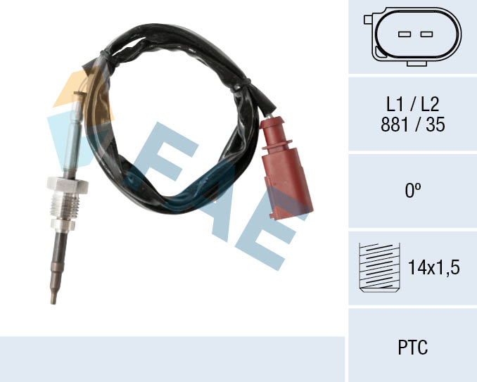 FAE Sensor uitlaatgastemperatuur 68017