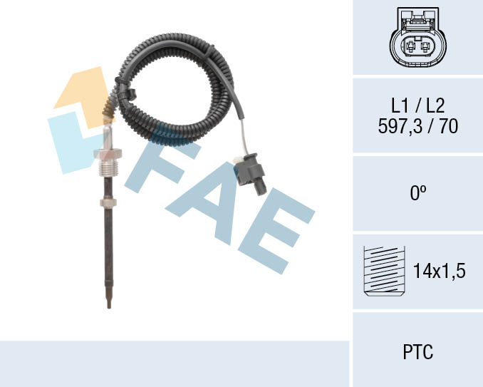 FAE Sensor uitlaatgastemperatuur 68018