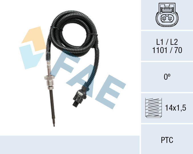 FAE Sensor uitlaatgastemperatuur 68022