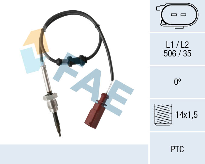 FAE Sensor uitlaatgastemperatuur 68026