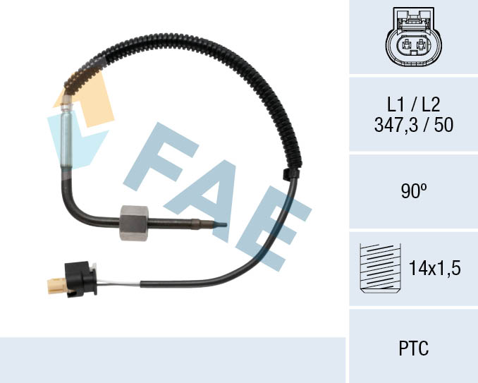 FAE Sensor uitlaatgastemperatuur 68029