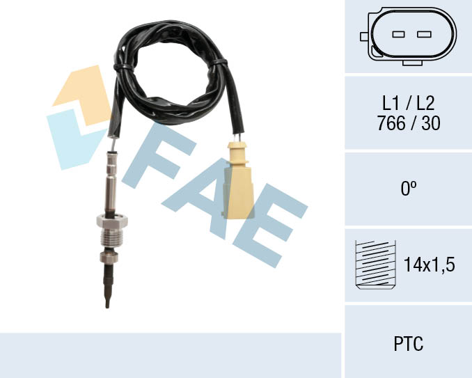 FAE Sensor uitlaatgastemperatuur 68030