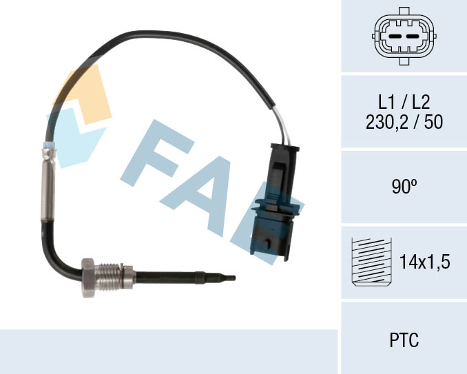 FAE Sensor uitlaatgastemperatuur 68037