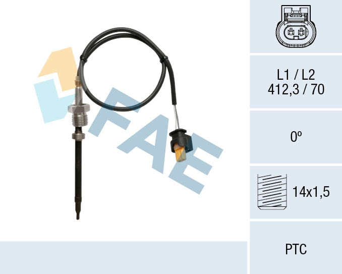 FAE Sensor uitlaatgastemperatuur 68039