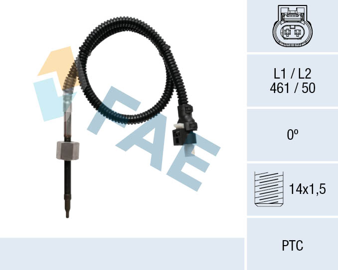 FAE Sensor uitlaatgastemperatuur 68040