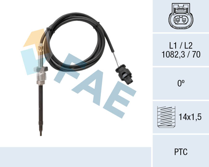 FAE Sensor uitlaatgastemperatuur 68046