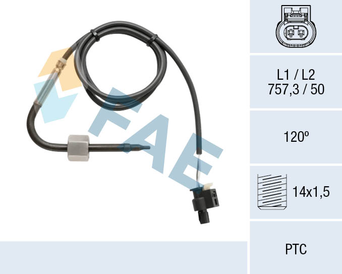 FAE Sensor uitlaatgastemperatuur 68050