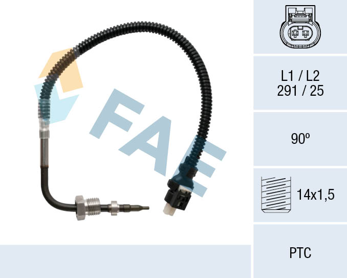 FAE Sensor uitlaatgastemperatuur 68053