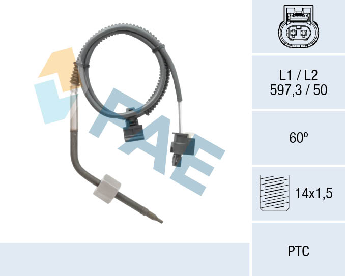 FAE Sensor uitlaatgastemperatuur 68054