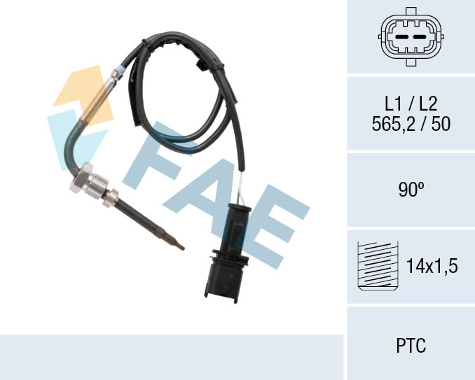 FAE Sensor uitlaatgastemperatuur 68074