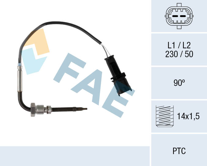 FAE Sensor uitlaatgastemperatuur 68075