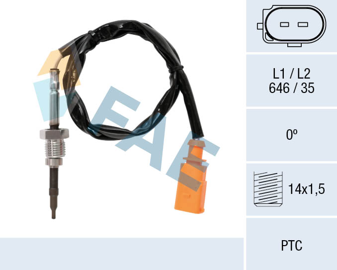 FAE Sensor uitlaatgastemperatuur 68076