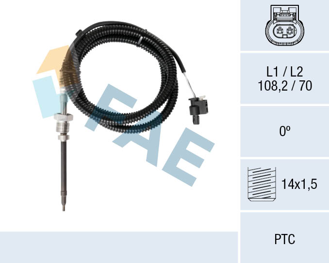 FAE Sensor uitlaatgastemperatuur 68077