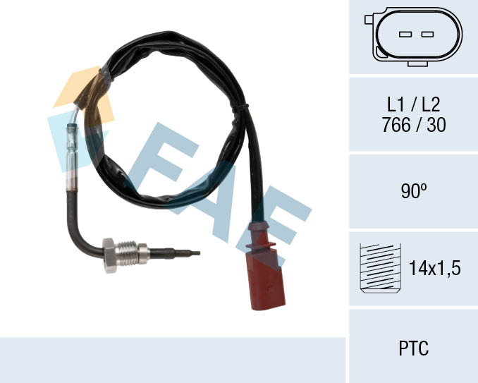 FAE Sensor uitlaatgastemperatuur 68078