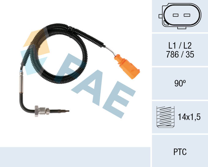 FAE Sensor uitlaatgastemperatuur 68079