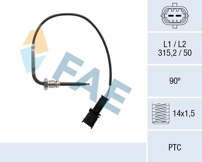 FAE Sensor uitlaatgastemperatuur 68081