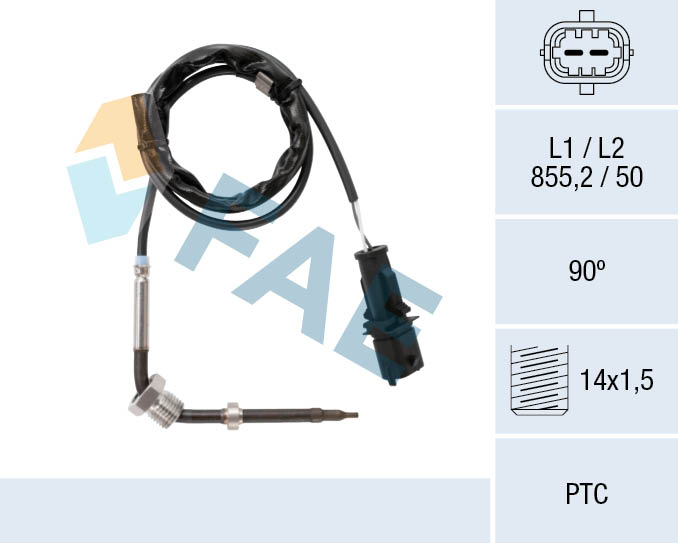 FAE Sensor uitlaatgastemperatuur 68086