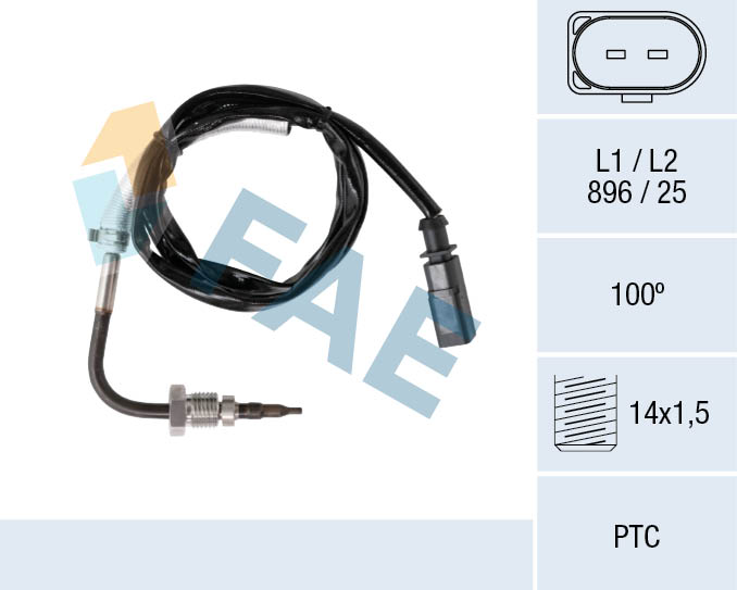 FAE Sensor uitlaatgastemperatuur 68093