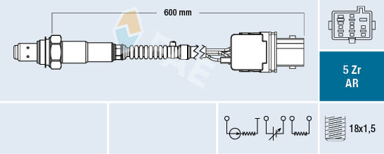 FAE Lambda-sonde 75004