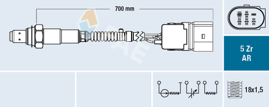 FAE Lambda-sonde 75019