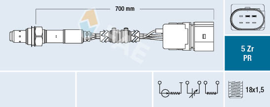 FAE Lambda-sonde 75037