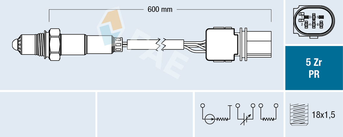 FAE Lambda-sonde 75069