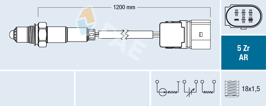 FAE Lambda-sonde 75097