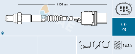 FAE Lambda-sonde 75100