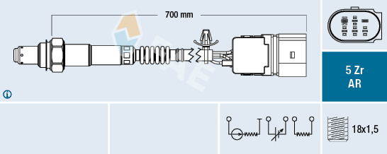 FAE Lambda-sonde 75104