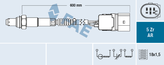 FAE Lambda-sonde 75118