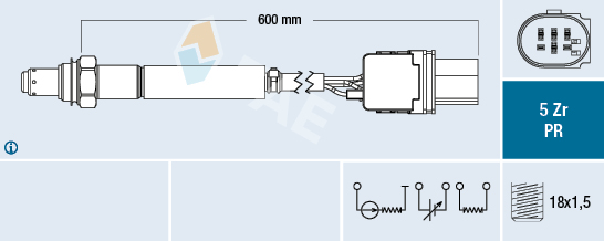 FAE Lambda-sonde 75125