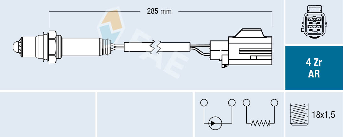 FAE Lambda-sonde 75602