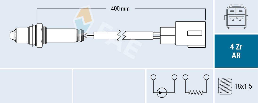 FAE Lambda-sonde 75603