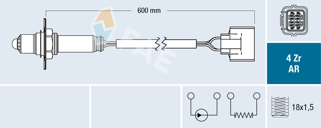 FAE Lambda-sonde 75605