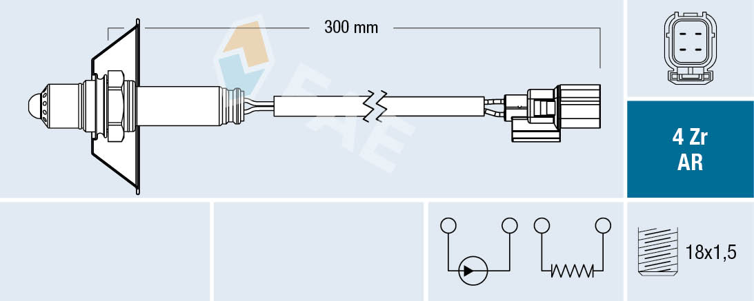 FAE Lambda-sonde 75608