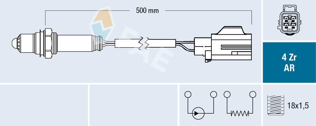 FAE Lambda-sonde 75615