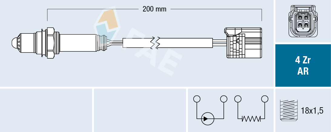 FAE Lambda-sonde 75632