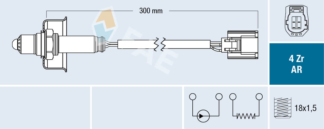 FAE Lambda-sonde 75644