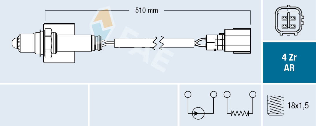 FAE Lambda-sonde 75669