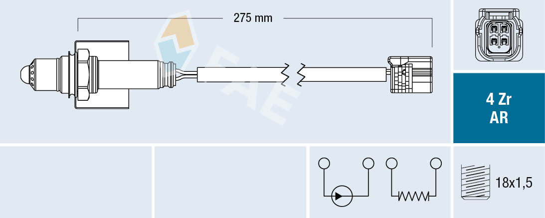 FAE Lambda-sonde 75674