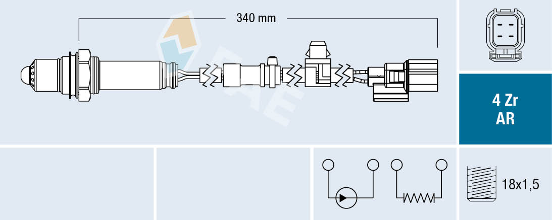 FAE Lambda-sonde 75677