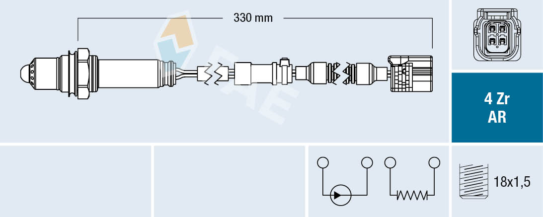 FAE Lambda-sonde 75682